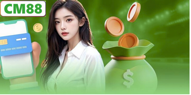 phương thức nạp tiền phổ biến trên CM88 như ngân hàng, ví điện tử và QR Pay